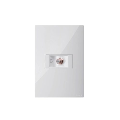 TOMA COAXIAL TV LN0006W BLANCO