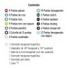 PUN-100+FC1 PUN-100 JUEGO 100 PIEZAS, PUNTAS DE DESARMADOR 1, CON ESTUCHE