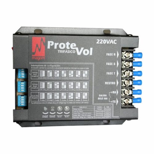 PROTECTOR DE.VOLTAJE TRIFASICO 220V-10AMP