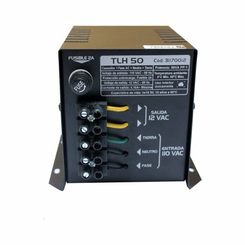 TLH-50VA-bup TRANSFORMADOR.LUZ HALOGENA TLH-50W CAJA METALICA MAGOM