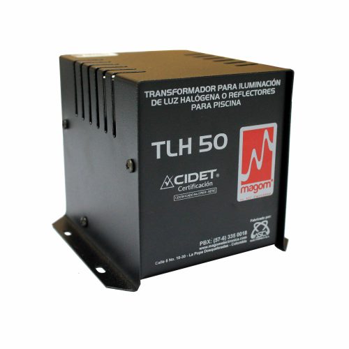 TLH-50VA-isom TRANSFORMADOR.LUZ HALOGENA TLH-50W CAJA METALICA MAGOM