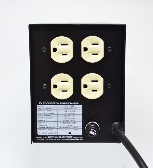Regulador con Elevador  EV 2000E Magom 220V