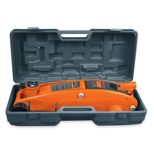 Gato hidráulico de patín 2.5t, elevación rápida, con maletín