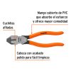 T201-7+FC1 Pinza para electricista 7" uso rudo, mango PVC, TRUPER