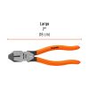 T201-7+FC2 Pinza para electricista 7" uso rudo, mango PVC, TRUPER