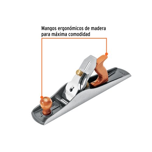 Cepillo para carpintero  4 base estriada, TRUPER 12009