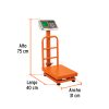 BAS-100PLA+FC2 Báscula electrónica de plataforma, plegable, 100 kg, TRUPER 15729