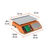 BASE-40U+FC2 Báscula electrónica multifunciones 40 kg USB, TRUPER 103131