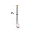BOS-1-1-2LM-2+FC2 Bomba sumergible tipo bala 4", 1-1/2HP,agrícola, 220V,TRUPER 102976