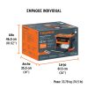 Cepillo portátil 12-1/2", 2-1/4 HP (1600 W), TRUPER 16240