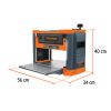 Cepillo portátil 12-1/2", 2-1/4 HP (1600 W), TRUPER 16240