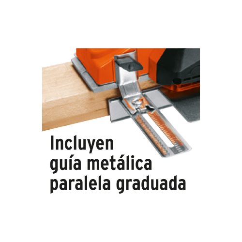 Cepillo eléctrico 3-1/4", 850W, TRUPER PRO 100502