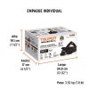 CEPEL-3-1-4N2+EIND1 Cepillo eléctrico 3-1/4", 720W, TRUPER INDUSTRIAL 102800