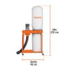 Colector de polvo 2 HP, TRUPER 103165