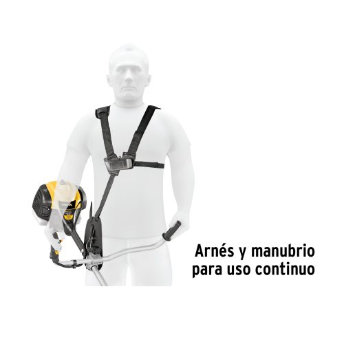 Desmalezadora a gasolina 52 cc mango tipo "bici" , PRETUL  Ir a página del catálogo (26104)