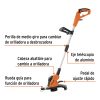 Desbrozadora eléctrica 550 W mango "D", 13" corte, TRUPER(101263)