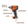 DIMI-20AS+FC1 Destornillador de impacto 1/4", 20V, sin accesorios, PRO 103254