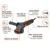 ESMA-4580N+CR1 Esmeriladora angular 4-1/2", 850W, TRUPER INDUSTRIAL 13870