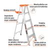 EST-24+FC1 Escalera de tijera tipo ll 4 peldaños y bandeja, TRUPER