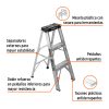 EST-32+FC1 Escalera de tijera tipo III 2 escalones, TRUPER