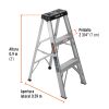 EST-32+FC2 Escalera de tijera tipo III 2 escalones, TRUPER