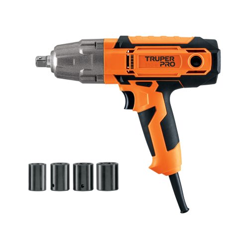 Llave de impacto 1/2" 550W, 258 lb/ft, TRUPER PRO 103552