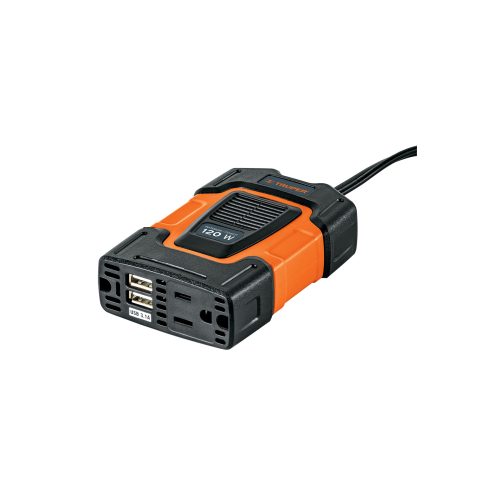 Inversor de corriente de 120 W con puertos USB, TRUPER 10447