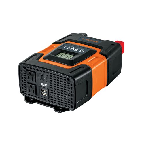 Inversor de corriente de 1200 W con puertos USB, TRUPER 10491