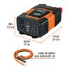 Inversor de corriente de 1200 W con puertos USB, TRUPER 10491