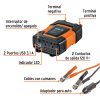 Inversor de corriente de 400 W con puertos USB, TRUPER 10449