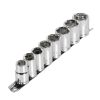 Juego de 8 dados cuadro 1/2" mm, PRETUL21176