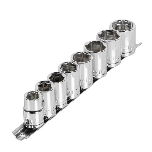 Juego de 8 dados cuadro 1/2" mm, PRETUL21176