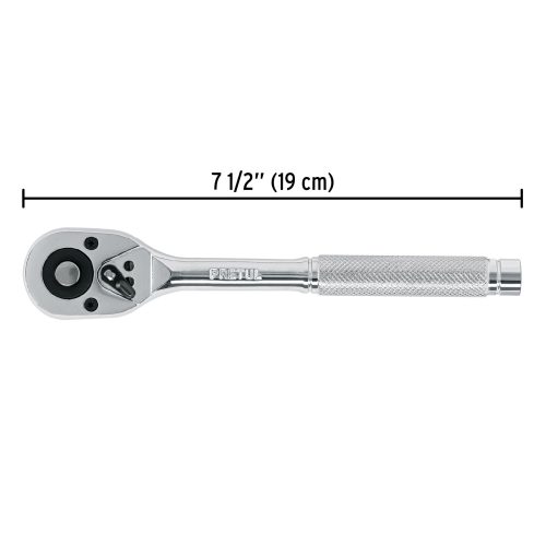 M-3852PB+FC2 Matraca cuadro 3/8" cabeza de pera liberación rápida, PRETUL 21161