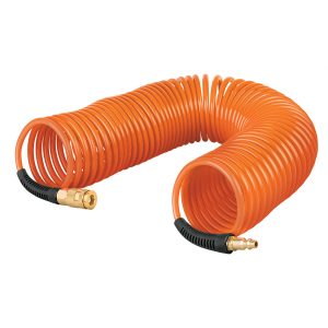 Manguera para compresor, tipo resorte, 7.6 m x 1/4", TRUPER