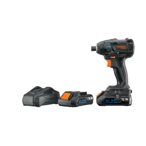 Destornillador de impacto, 20V, 2 baterías 2Ah, MAX 101402