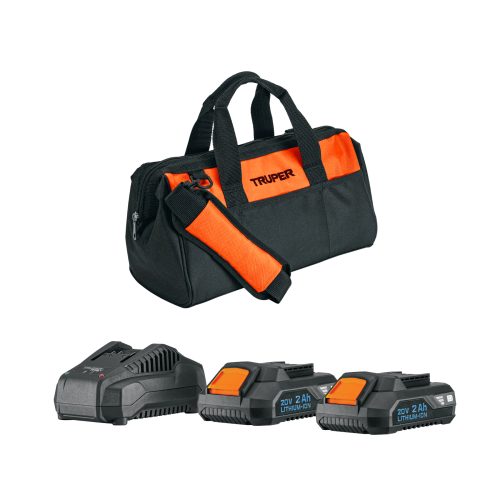 Destornillador de impacto, 20V, 2 baterías 2Ah, MAX 101402