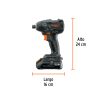 Destornillador de impacto, 20V, 2 baterías 2Ah, MAX 101402