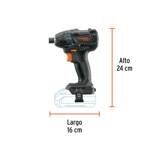 MAX-20DS+FC2 Destornillador de impacto, 20V, sin accesorios, MAX 101406
