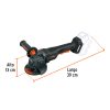 MAX-20EPS+FC2 Esmeriladora 4-1/2" 20V, int. paleta, s/accesorios, MAX 103640