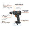 MAX-20RS+FC1 Rotomartillo 1/2", 20V, sin accesorios, MAX 101405
