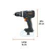 MAX-20RS+FC2 Rotomartillo 1/2", 20V, sin accesorios, MAX 101405