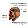 NLP-30+FC1 Nivel láser verde c/plomada, alcance 30 m, de pilas, TRUPER