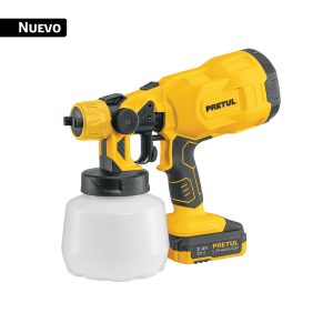PIPI-20P Pistola para pintar, 20V, 1 batería 2Ah, PRETUL