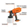 PIPI-33E+FC1 Pistola eléctrica para pintar de 330 W, TRUPER