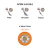 PIPI-33E+FC2 Pistola eléctrica para pintar de 330 W, TRUPER