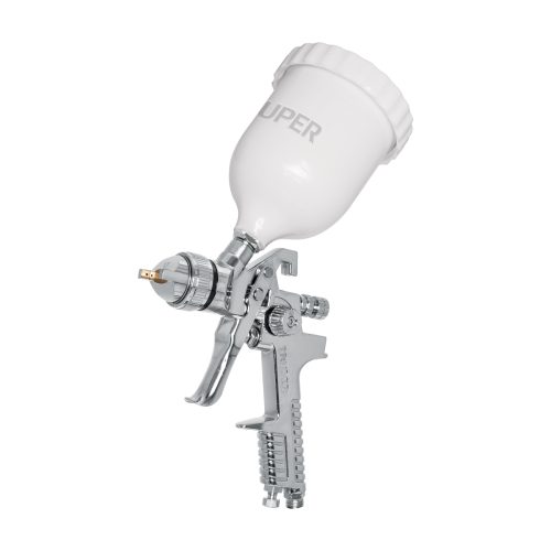 PIPI-441 Pistola p/pintar gravedad HVLP vaso plástico, 1.7 mm, TRUPER