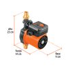PRE-1-6+FC2 Bomba presurizadora 1/6 HP, TRUPER 14635