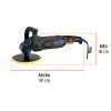 Pulidora rotativa 7", 1200W, TRUPER INDUSTRIAL 16673