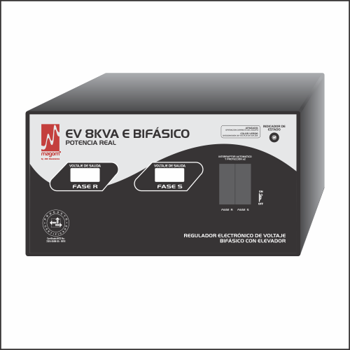 REGULADOR-EV-8KVA-E-SB-BIF REGULADOR EV 8KVA E SB BIF MAGOM