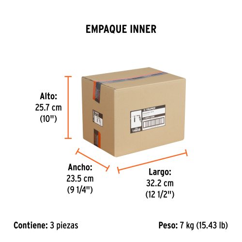 Rotomartillo/destornillador 1/2", 750W, TRUPER PRO 14658